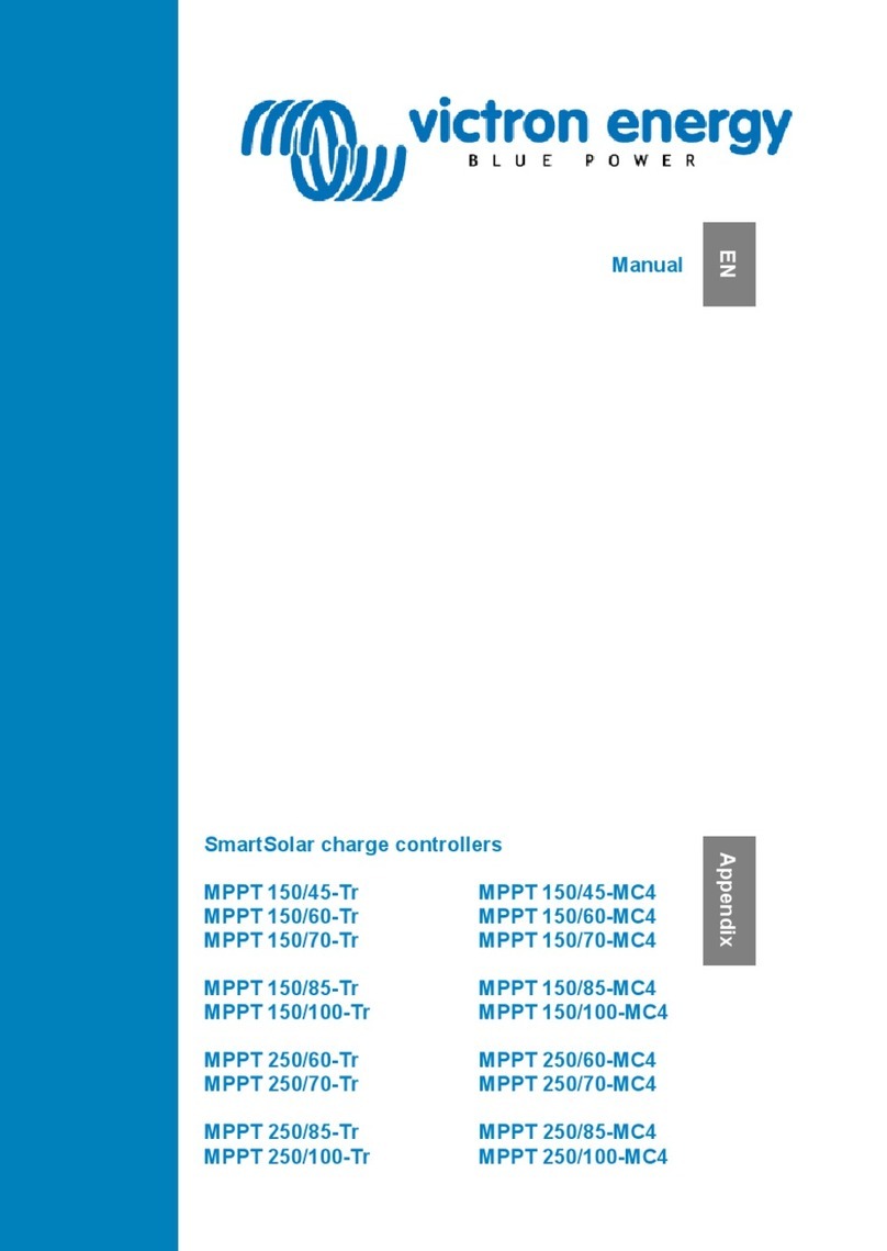 Victron energy BlueSolar MPPT 150/60-Tr User manual