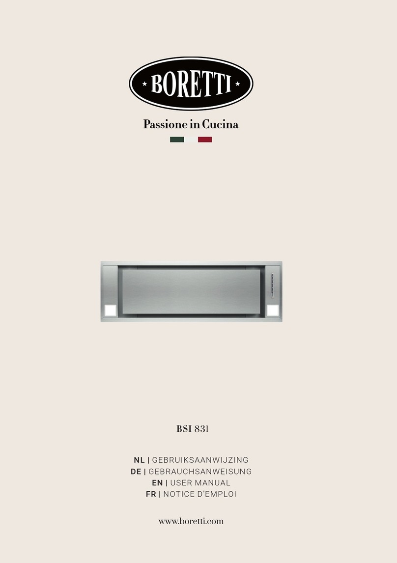BORETTI BSI 831 user manual
