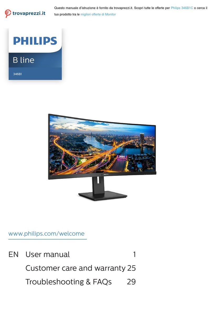 Philips B line 346B1C User manual