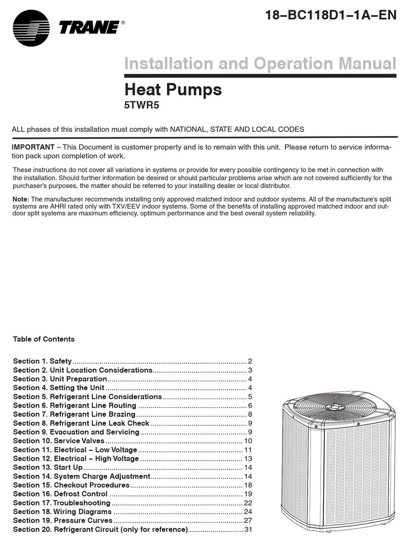 Trane 5TWR5 User manual