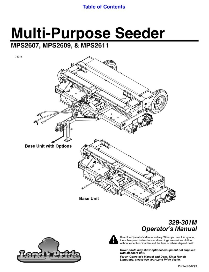 Land Pride MPS2607 Operator's manual