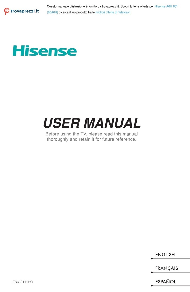 Hisense 65A6H user manual