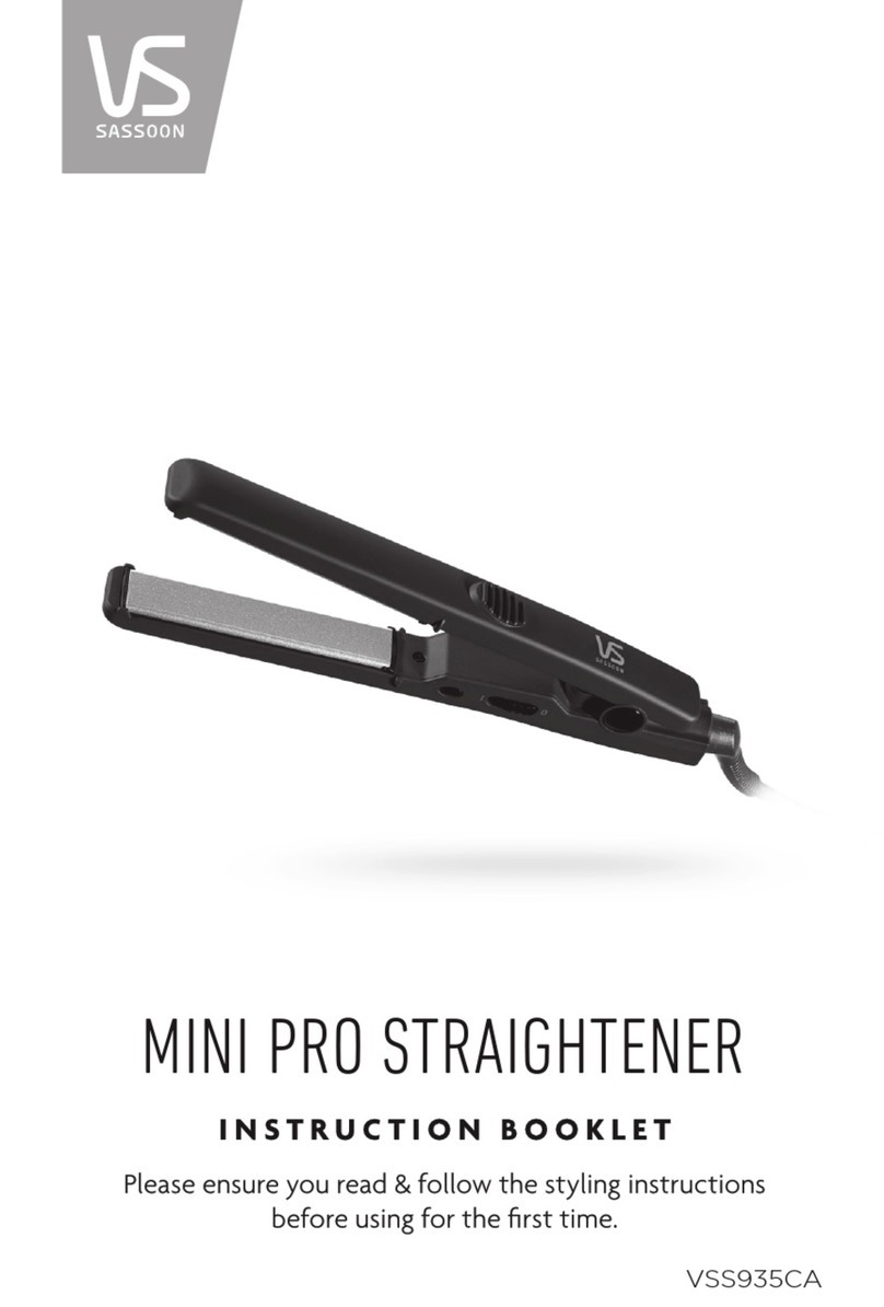 VS Sassoon MINI PRO VSS935CA User manual