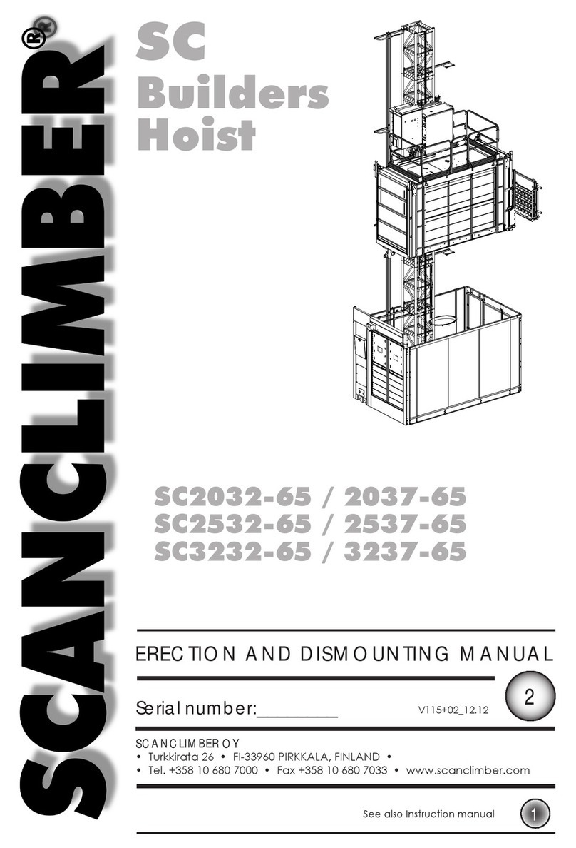 SCANCLIMBER SC2032-65 User manual