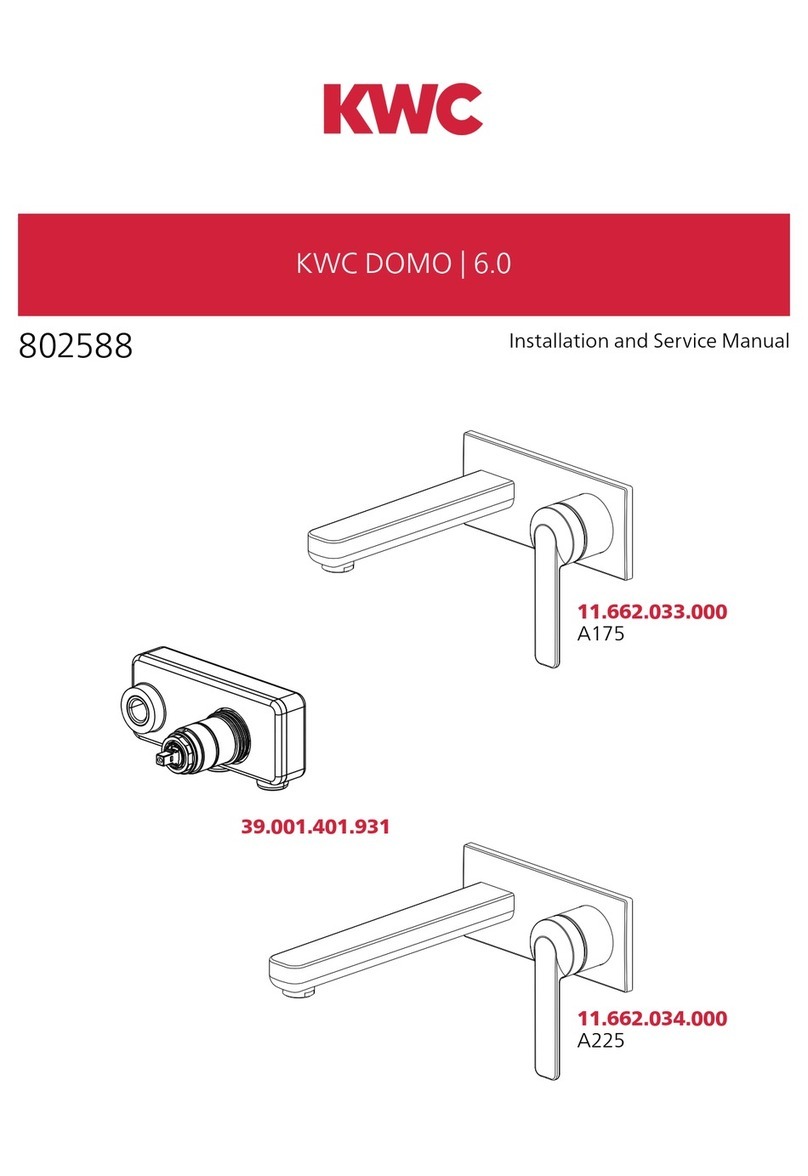 KWC DOMO 6.0 11.662.033.000 Installation and service manual