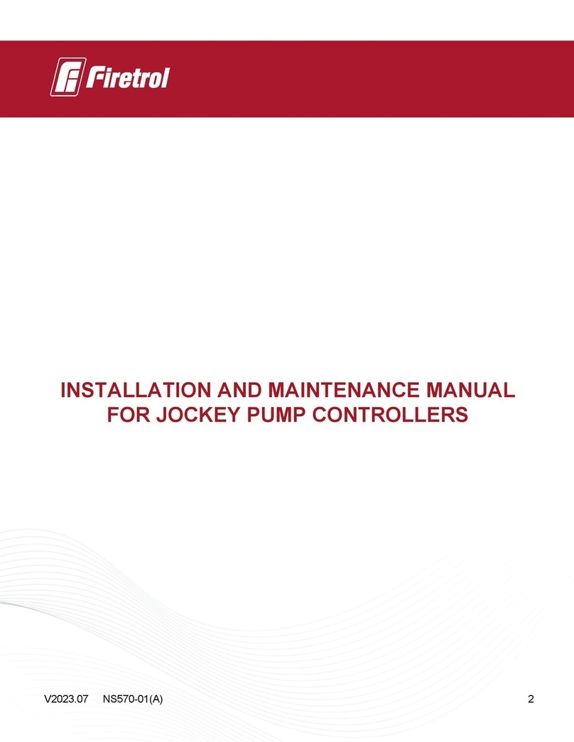 Firetrol FTA570F-AG003E Installation and maintenance manual