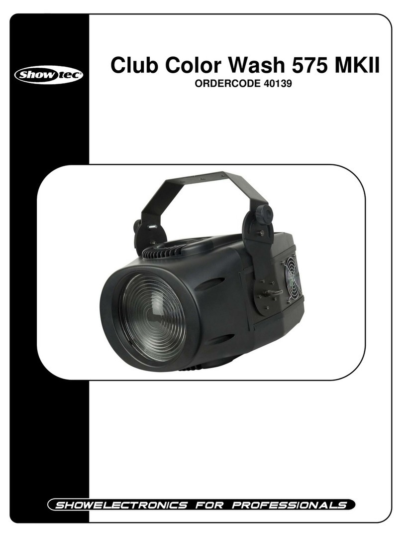 Show Tec Club Color Wash 575 MKII manual
