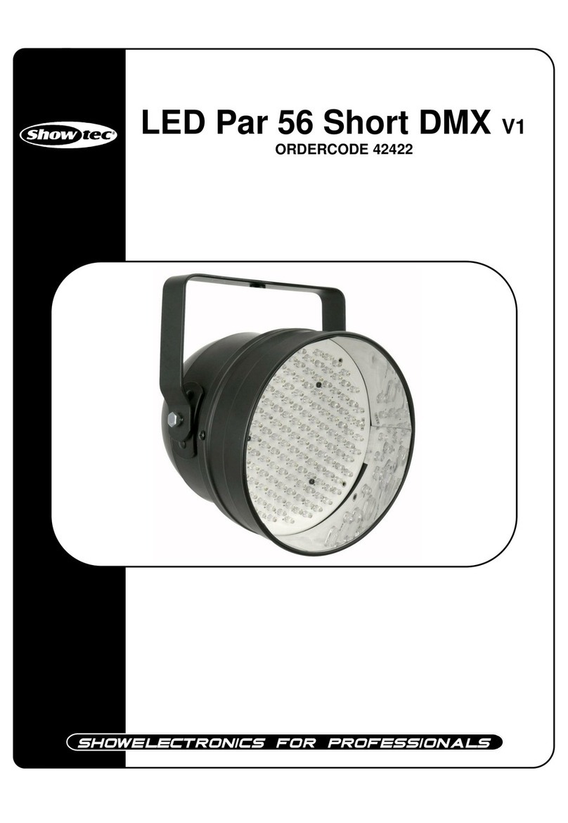 Show Tec LED Par 56 Short DMX V1 User manual