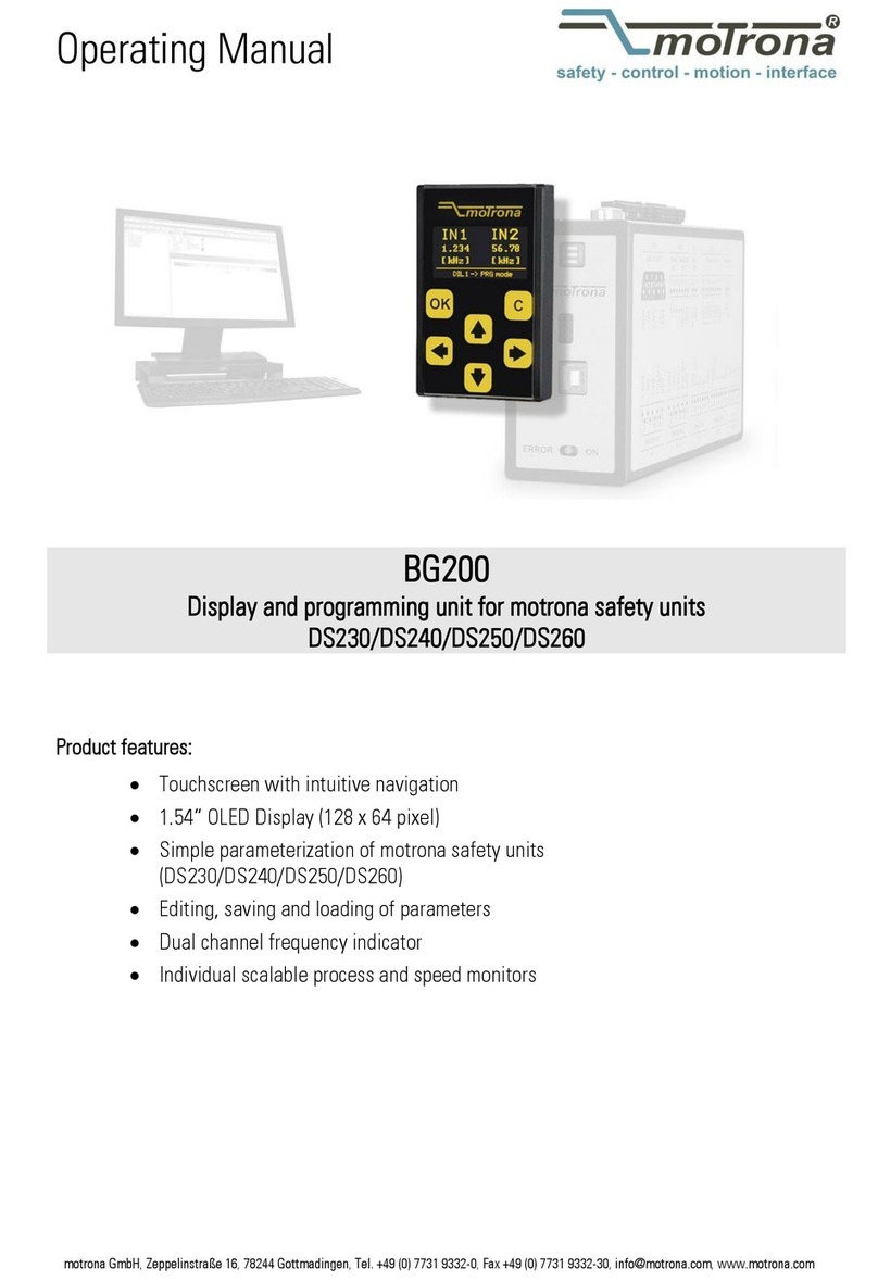 Motrona BG200 operating manual