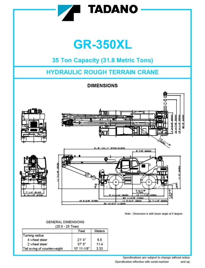 Tadano GR-350XL manual