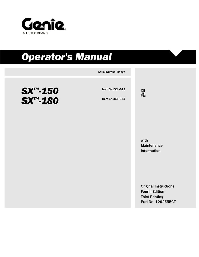 Terex SX180H-745 Operator's manual