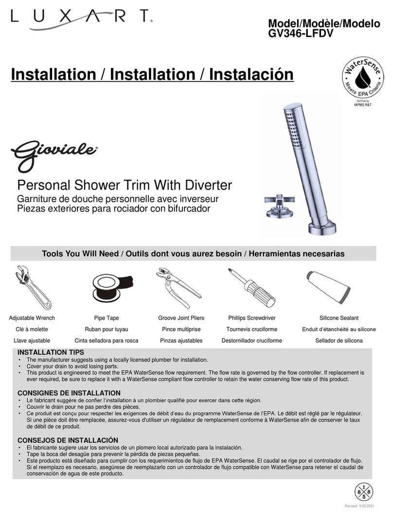 Luxart Gioviale GV346-LFDV Installation