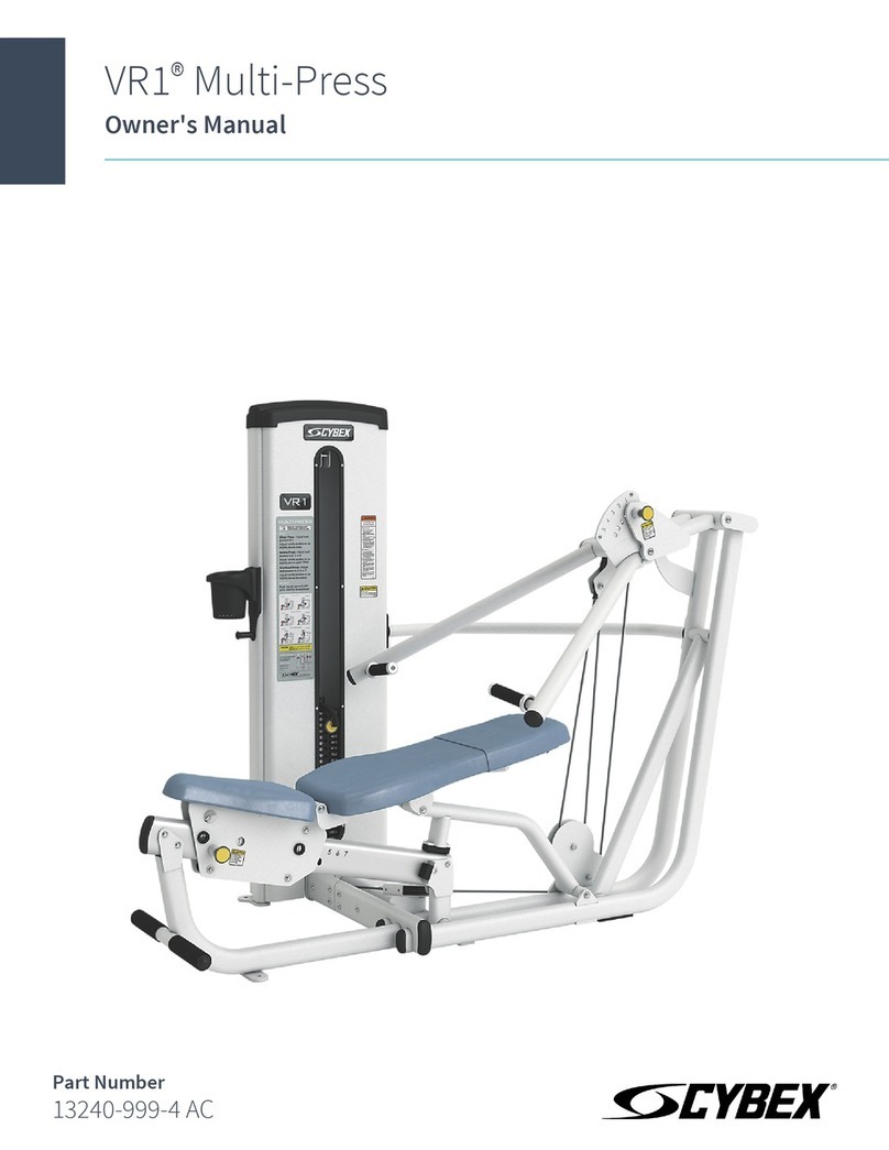 CYBEX VR1 13240-999-4 AC User manual CYBEX VR1 13240-999-4 AC User manual