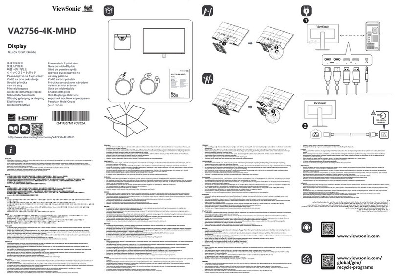 ViewSonic VA2756-4K-MHD User manual