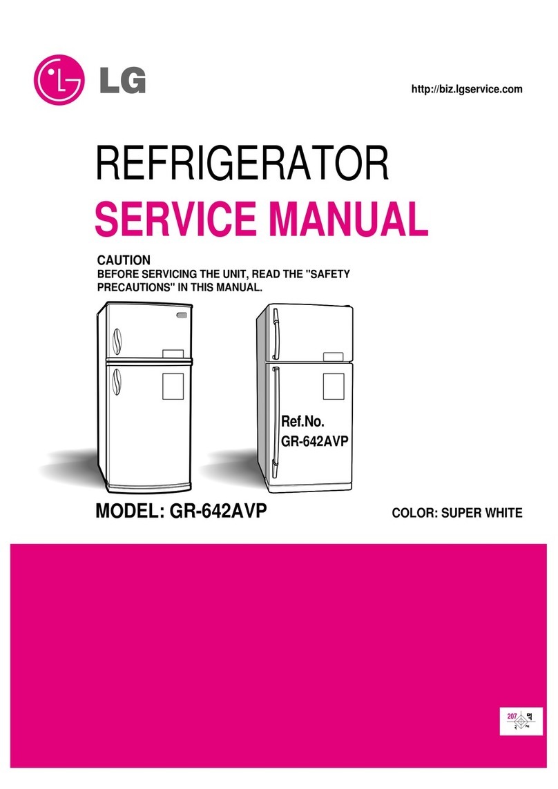 LG GR-642AVP Service manual