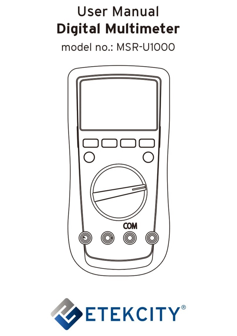 ETEKCITY MSR-U1000 user manual