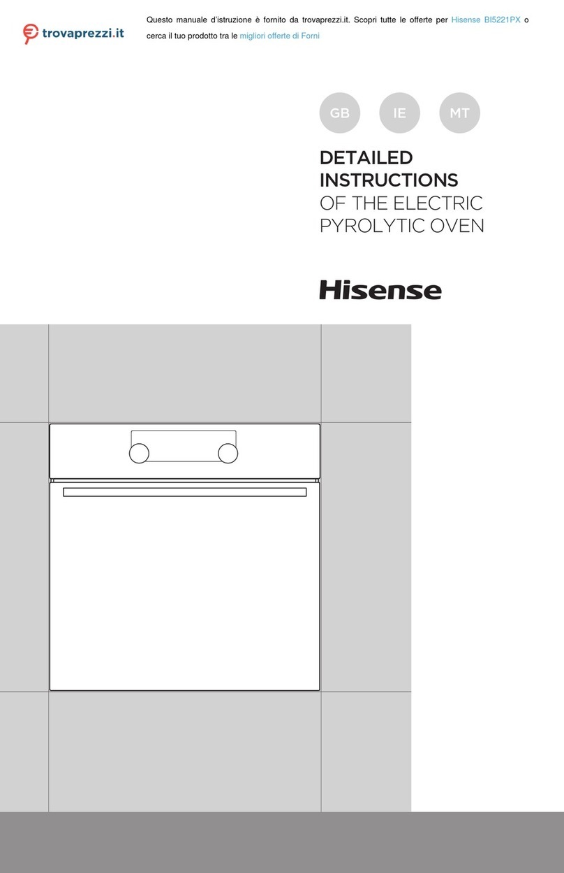 Hisense BI5221PX Operating and maintenance manual