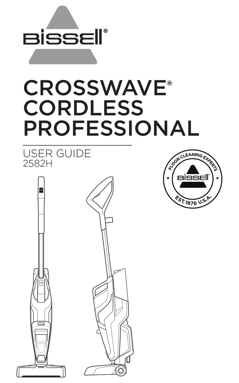 Bissell CROSSWAVE CORDLESS PROFESSIONAL 2582H User manual