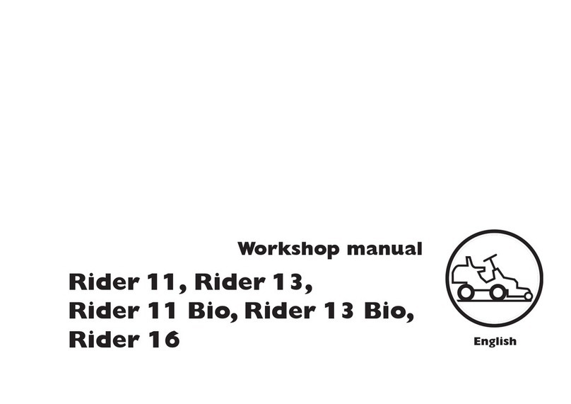 McCulloch Rider 11 Workshop manual