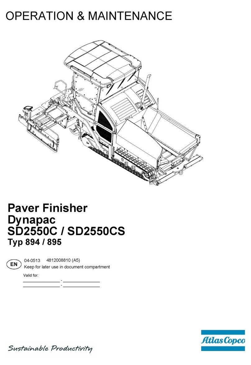 Dynapac SD2550C Troubleshooting guide