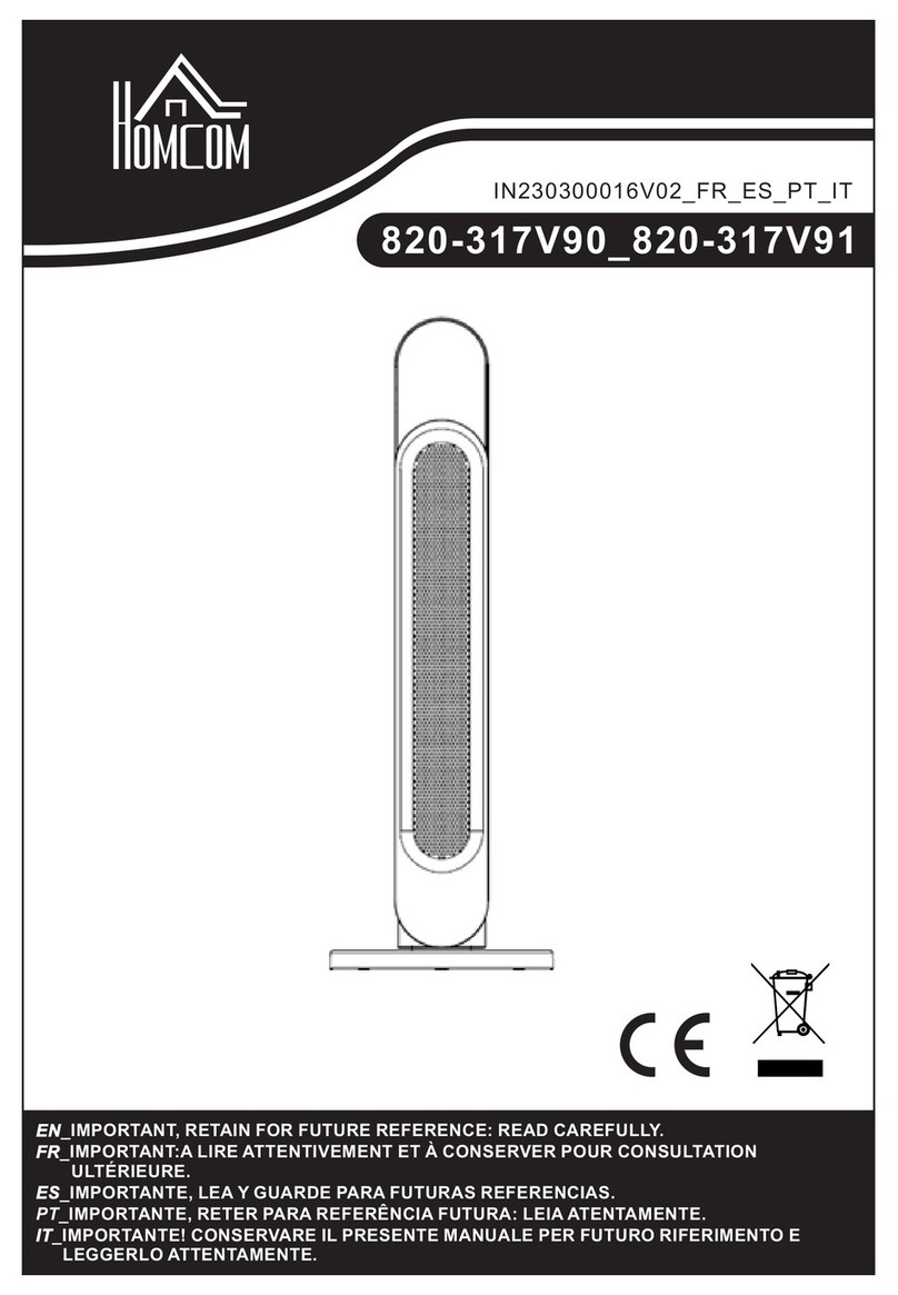 HOMCOM 820-317V90 User manual