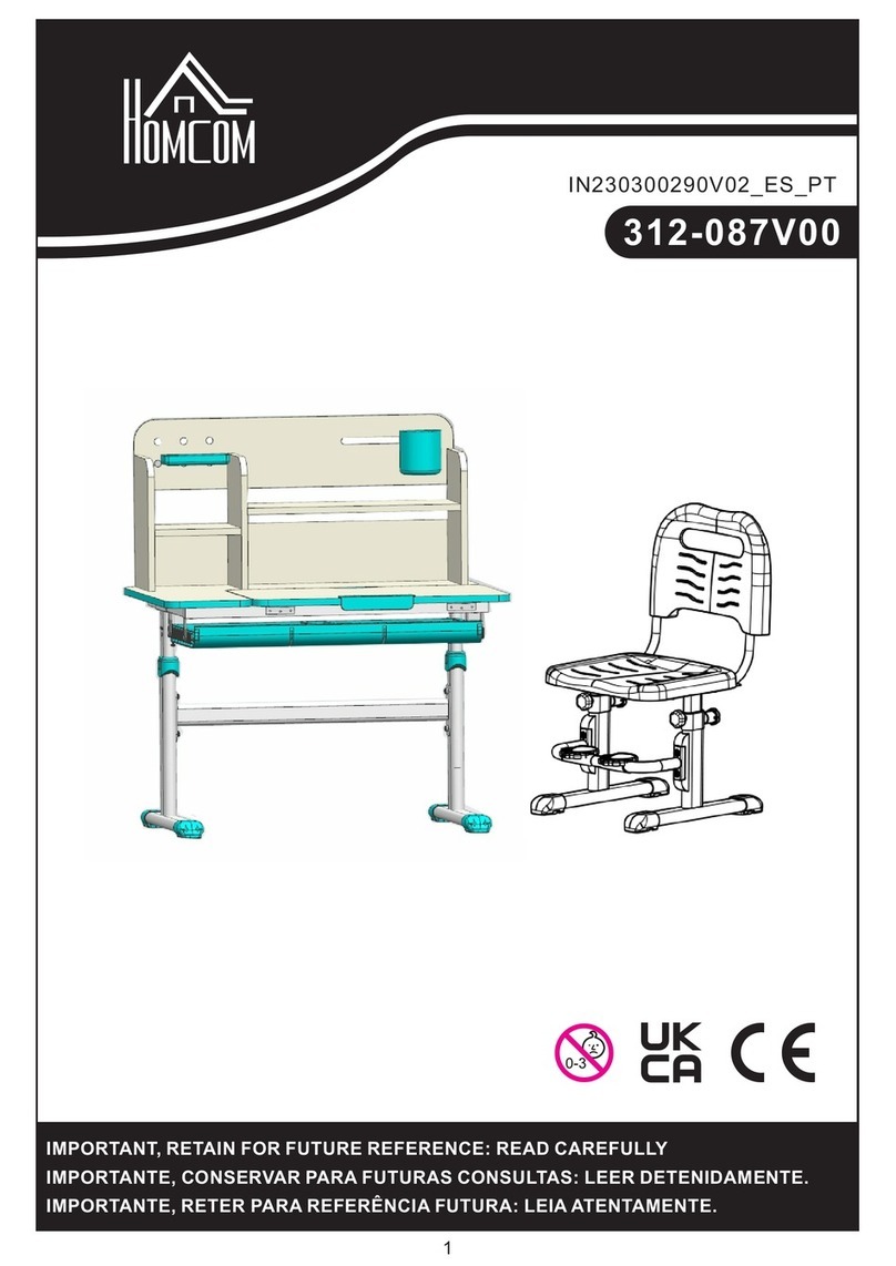 HOMCOM 312-087V00 User manual HOMCOM 312-087V00 User manual
