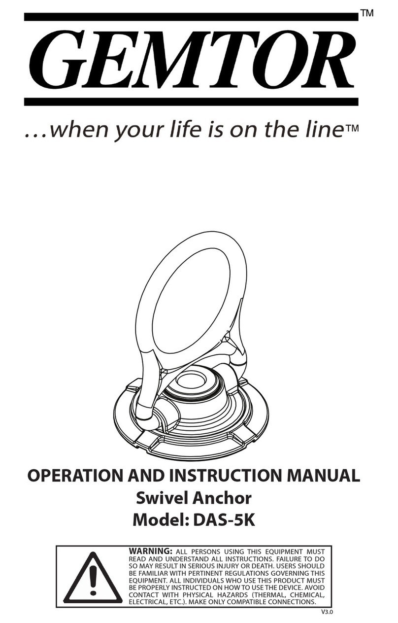 Gemtor DAS-5K Operation and instruction manual