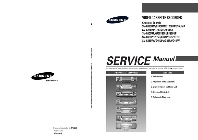 Samsung SV-G180UM Service manual
