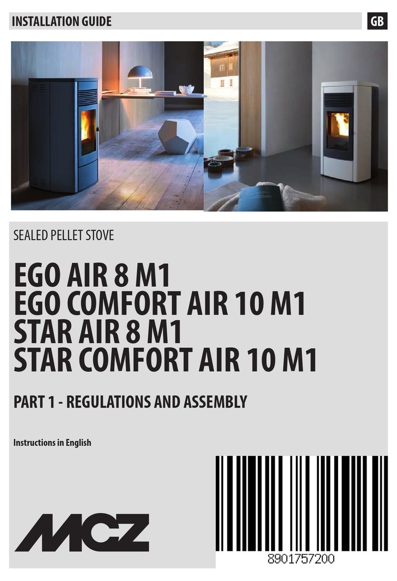 MCZ EGO AIR 8 M1 User manual