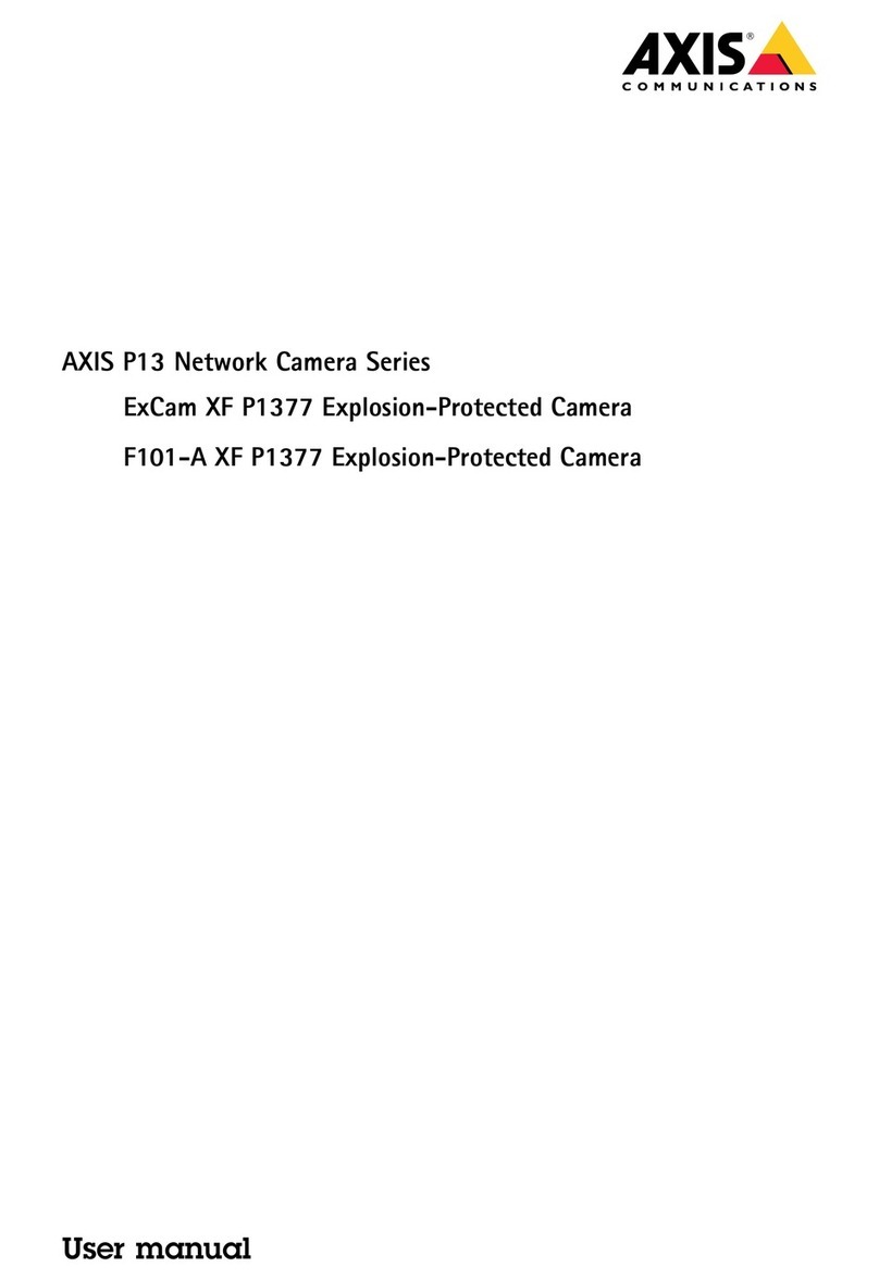 Axis F101-A XF P1377 User manual