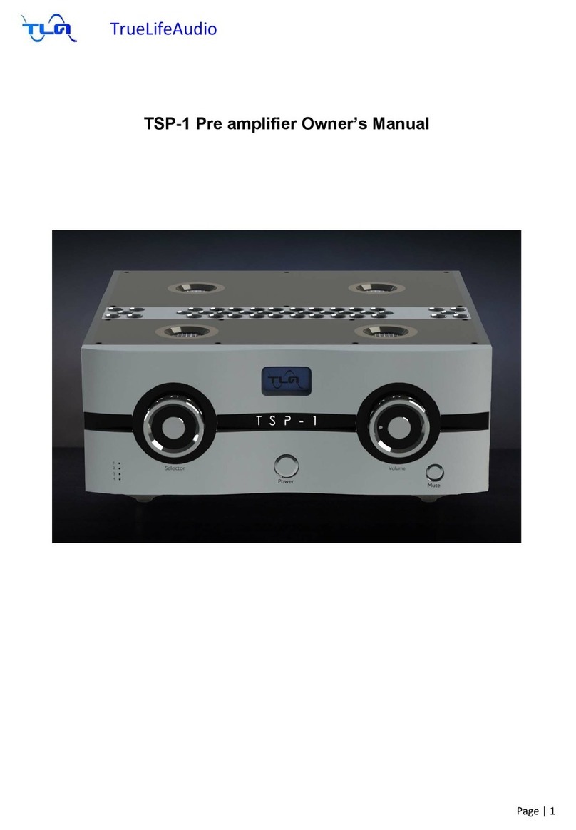 TLA TSP-1 owner's manual