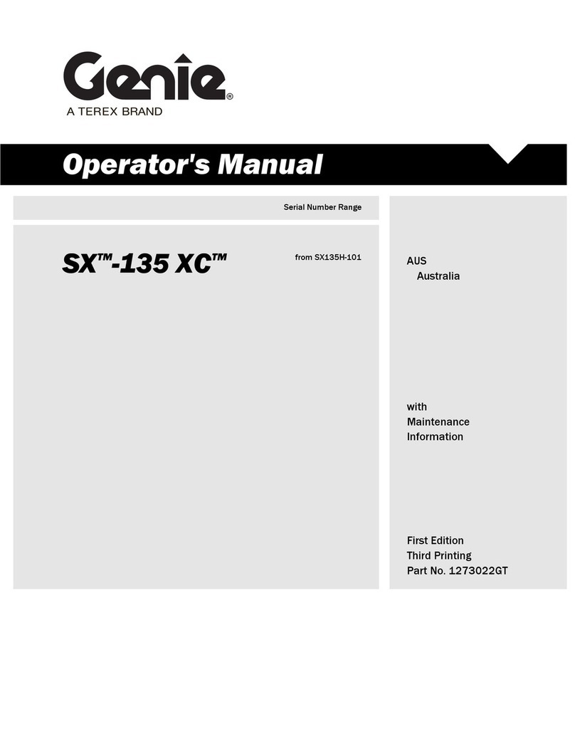 Terex Genie SX-135 XC User manual