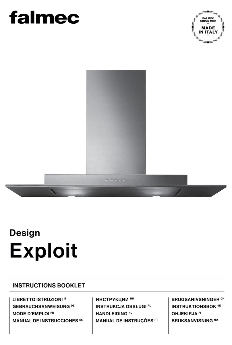 FALMEC EXPLOIT 90 Instruction booklet