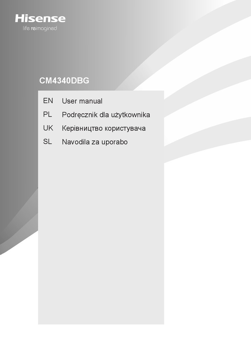 Hisense CM4340DBG user manual