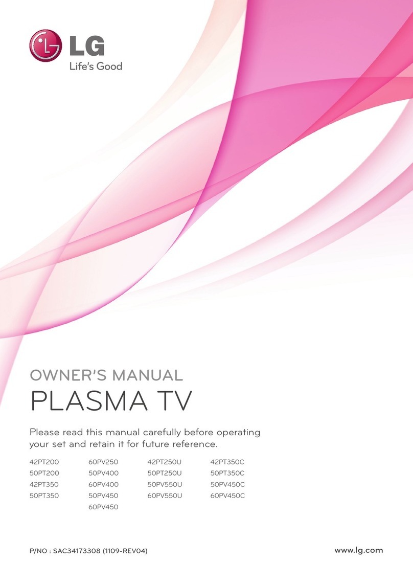 LG 50PT200 User manual