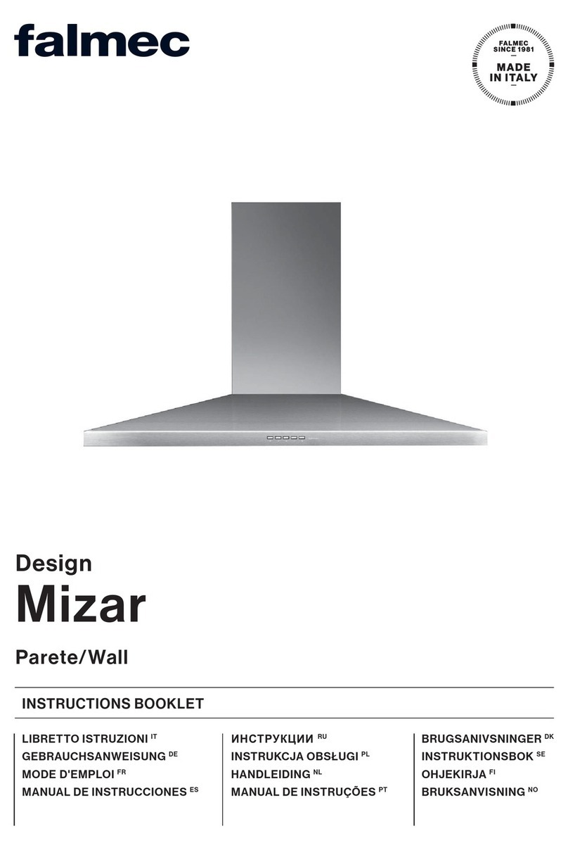 FALMEC MIZAR Instruction booklet