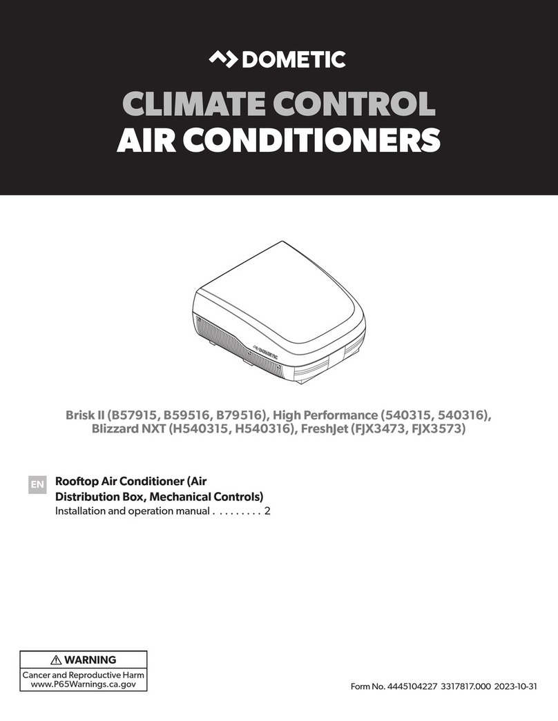 Dometic Brisk II User manual Dometic Brisk II User manual