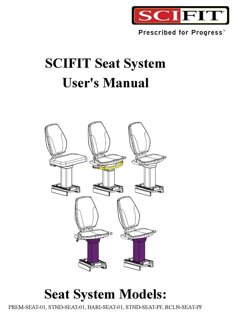 SCIFIT PREM-SEAT-01 user manual