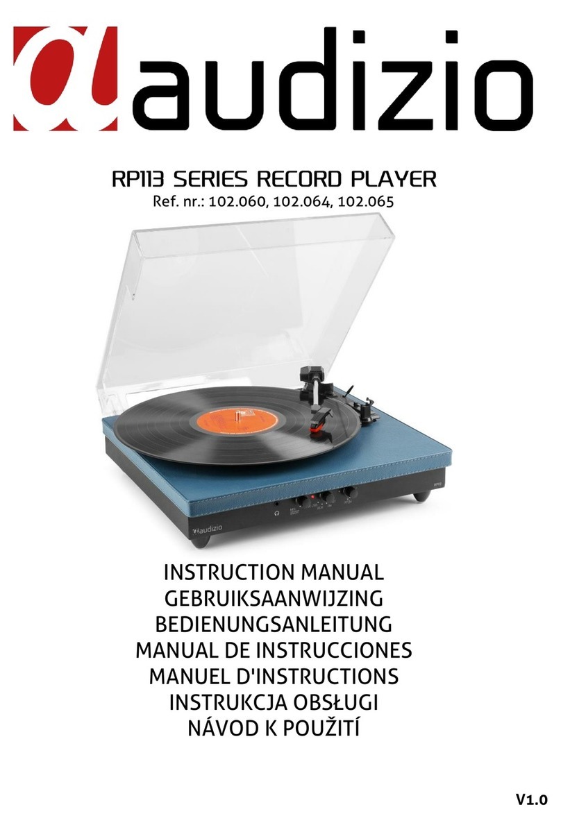 Audizio RP113 Series User manual