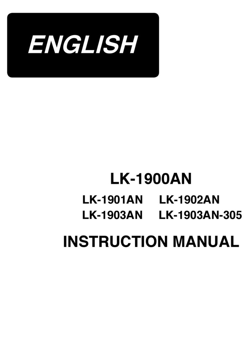 JUKI LK-1901AN User manual