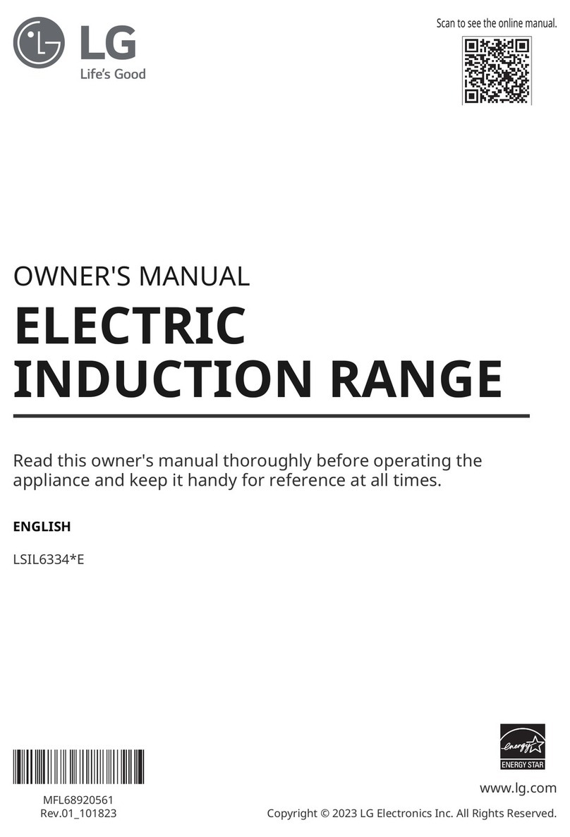 LG LSIL6334 E Series owner's manual
