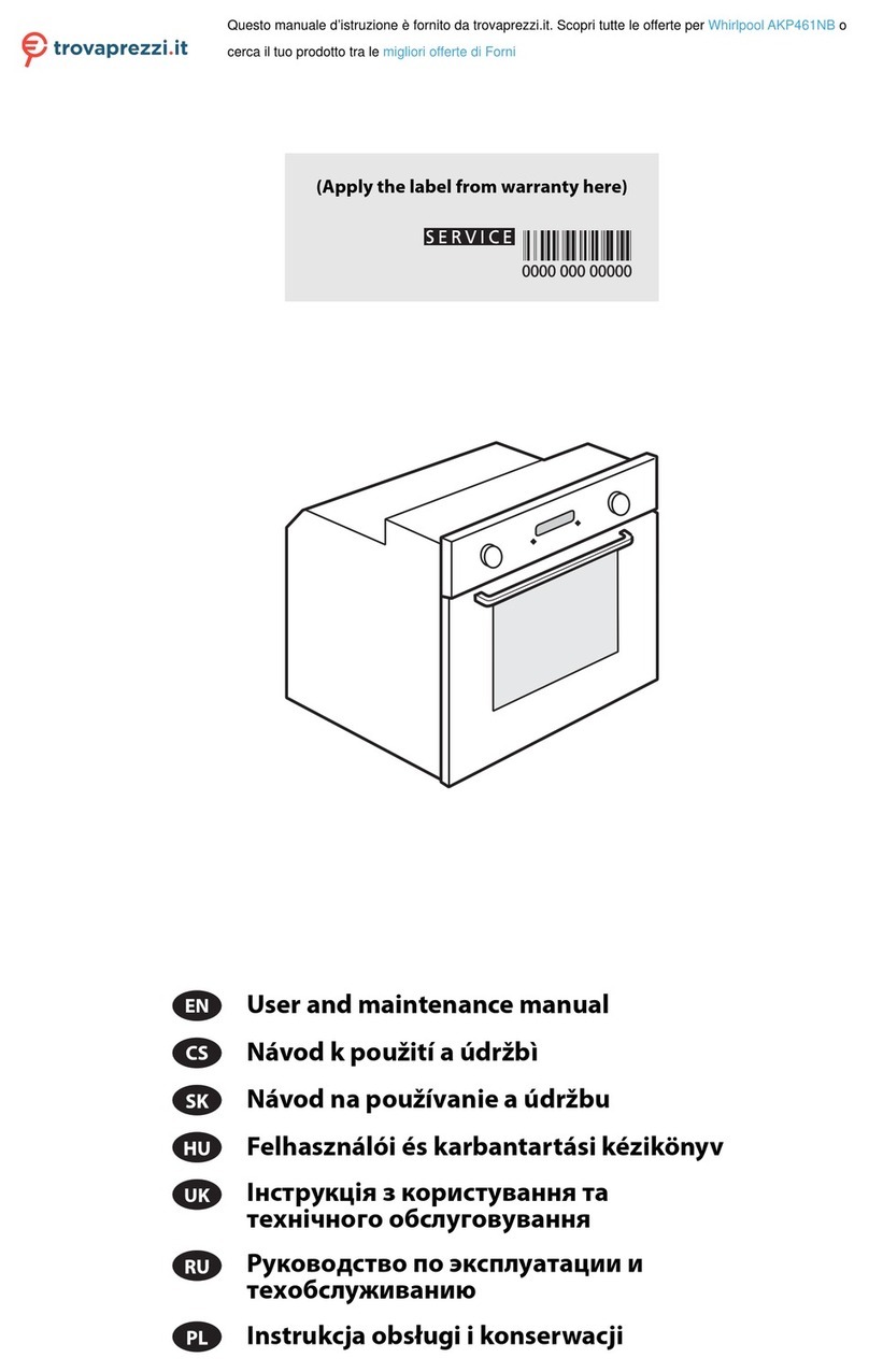Whirlpool AKP461NB User and maintenance manual