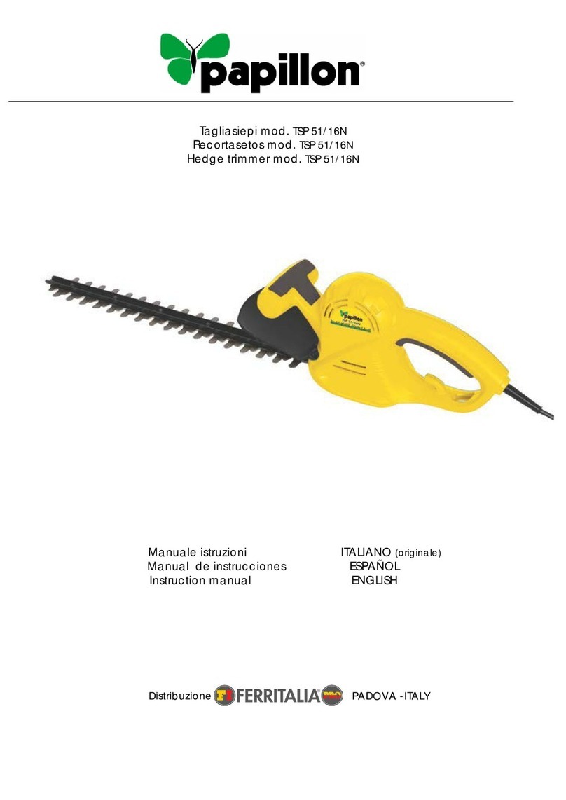 PAPILLON TSP 51/16N instruction manual