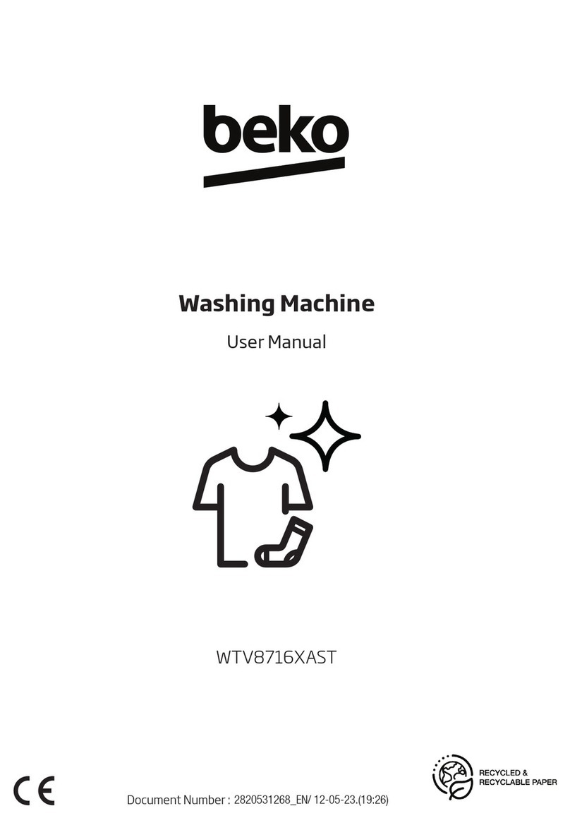 Beko WTV8716XAST User manual
