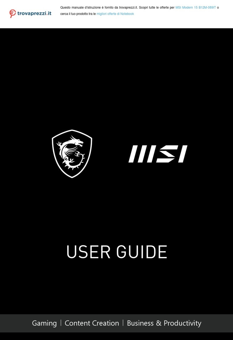 MSI Modem B12M-089IT User manual