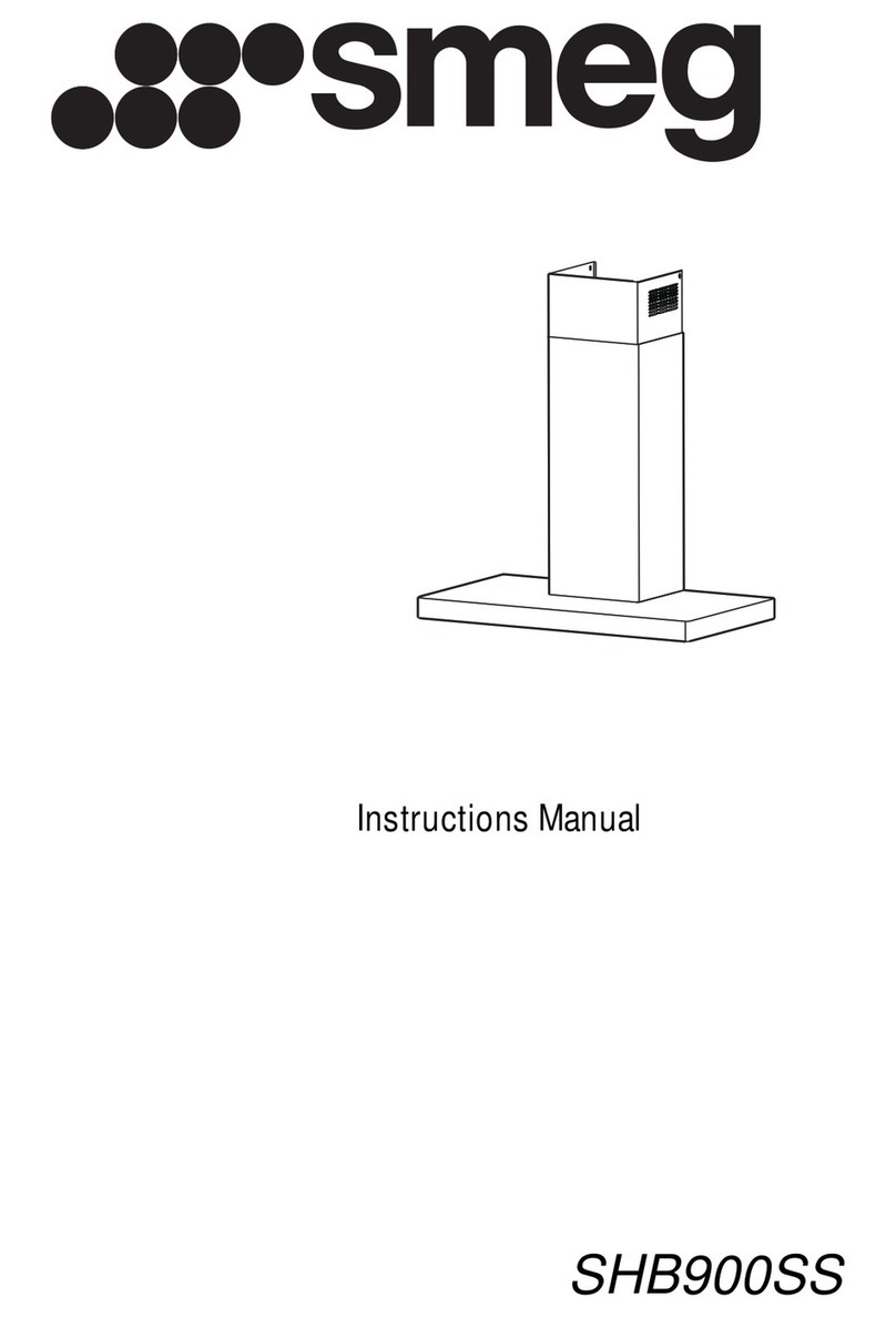 Smeg SHB900SS instruction manual