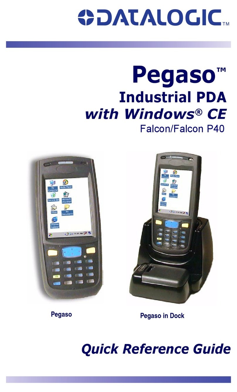 Datalogic Pegaso Falcon User manual