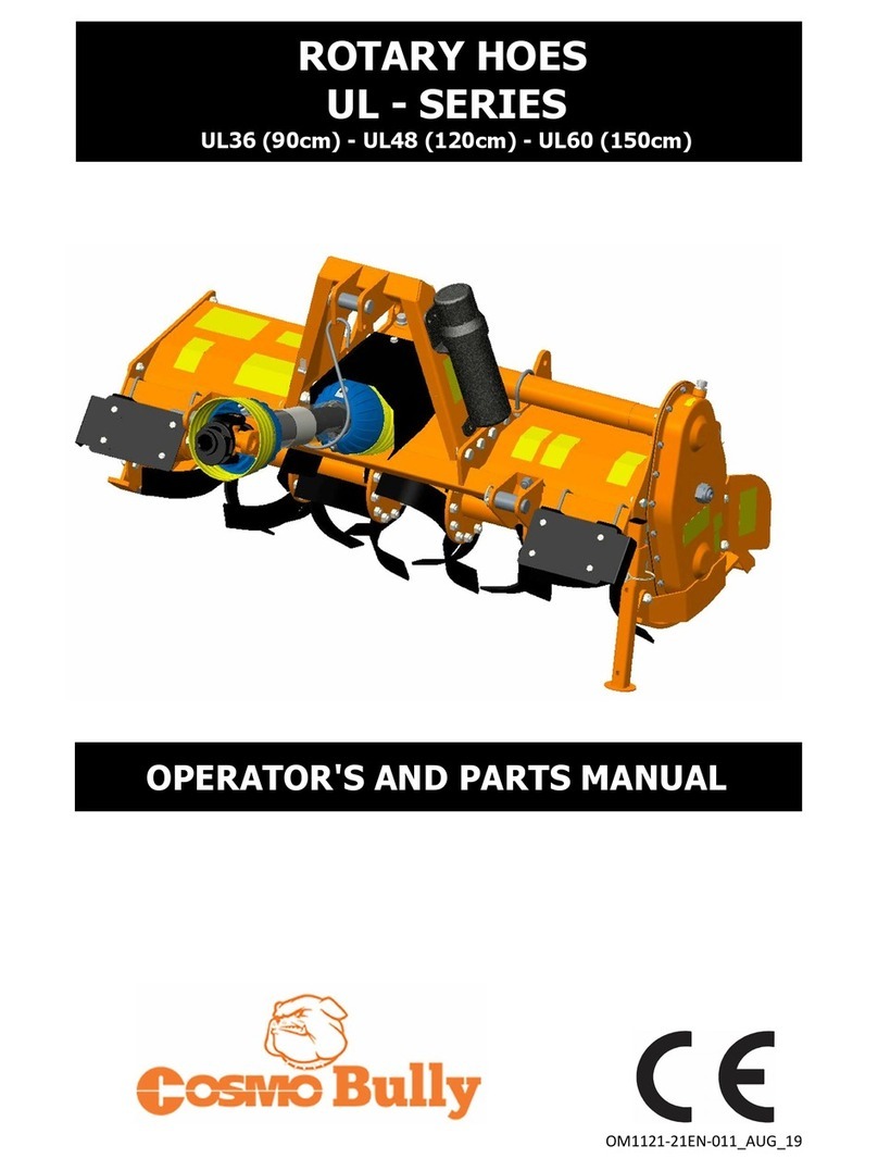 COSMO Bully UL Series Operator and parts manual