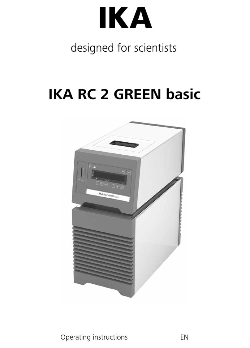 IKA RC 2 GREEN control User manual