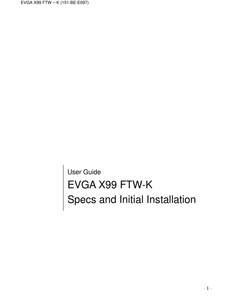 EVGA X99 user guide